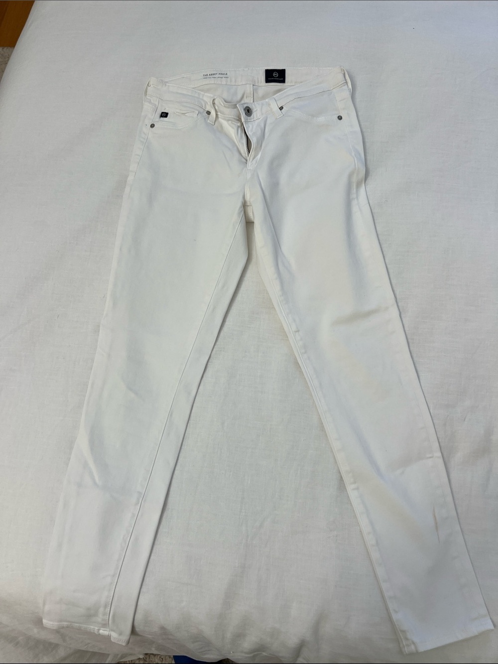 AG Adriano Goldschmied White Skinny Jeans